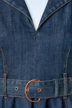 Jodie Swing Jurk In Blauw