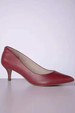 Josephine Pumps Van Leder In Rood