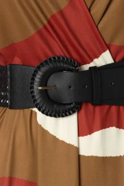 Josie Crossover Maxi Jurk In Multi