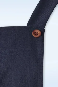 June Playsuit In Marineblauw