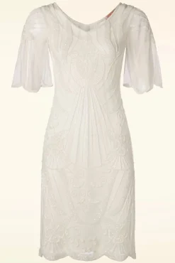 Kate Flapper-Jurk In Ivoor