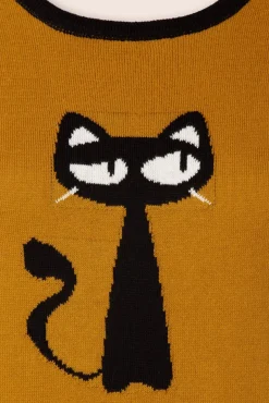 Katten Trui In Camel