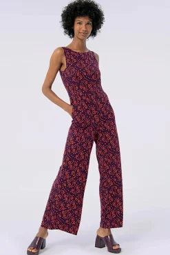 Keira Jumpsuit In Maroon