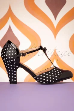 Kelly Lee T-Strap Pumps In Zwart