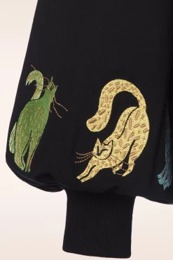 Kitty Sweatshirt In Zwart