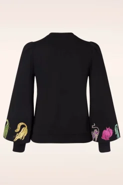 Kitty Sweatshirt In Zwart