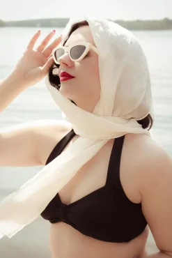 Klassieke Bikinitop In Effen Zwart