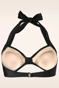 Klassieke Bikinitop In Effen Zwart