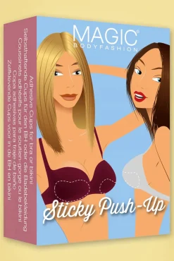 Kleverige Push-Up Bh-Cups In Zwart