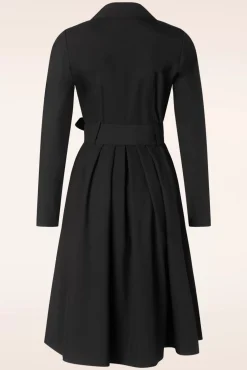 Korrina Swing Trenchcoat In Zwart