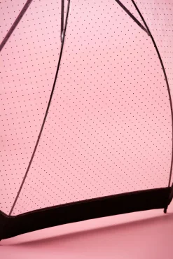 Lady Dot Transparante Koepelparaplu In Zwart
