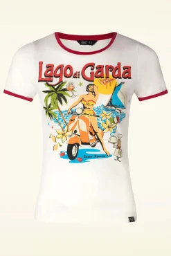 Lago Di Garda T-Shirt In Gebroken Wit