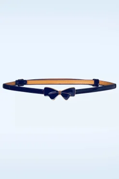 Lana Bow Riem In Donker Blauw