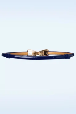 Lana Bow Riem In Donker Blauw