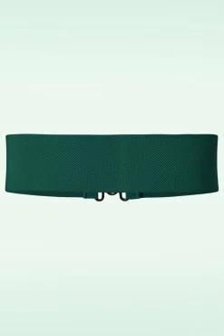 Lauren Vintage Stretchriem In Groen