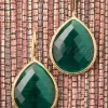 Lavina Stenen Oorbellen In Smaragd