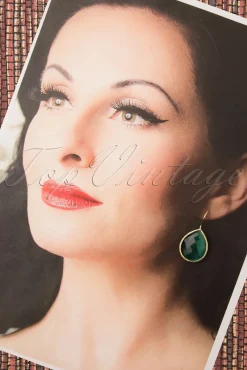 Lavina Stenen Oorbellen In Smaragd