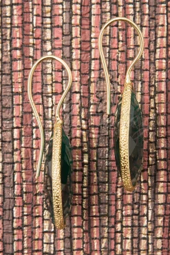 Lavina Stenen Oorbellen In Smaragd