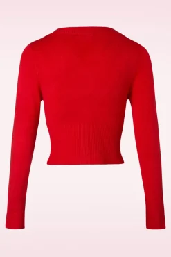 Let's Go Dancing Vest In Lipstick Red