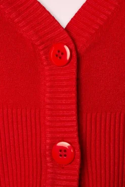 Let's Go Dancing Vest In Lipstick Red