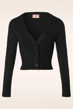 Let's Go Dancing Vest In Zwart