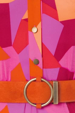 Lexie Maxi Jurk In Fuchsia