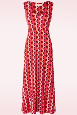 Lia Maxi Jurk In Fuchsia