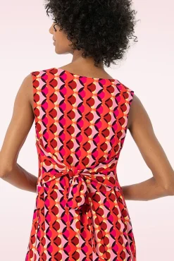 Lia Maxi Jurk In Fuchsia