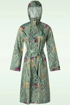 Lizzy Regenjas In Dusty Turkoois