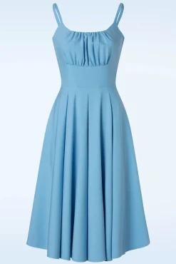 Lois Swing Jurk In Babyblauw