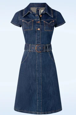 Lucielle A-Lijn Jurk In Blauw