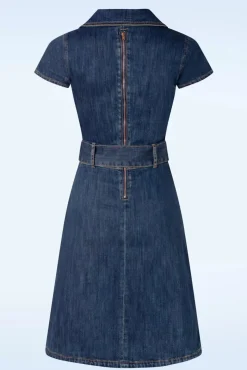 Lucielle A-Lijn Jurk In Blauw