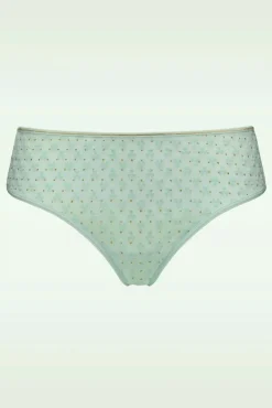 Lucky Clover Slip In Mintgroen En Goud