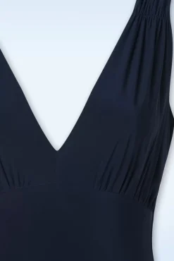 Macey Maxi Jurk In Marineblauw