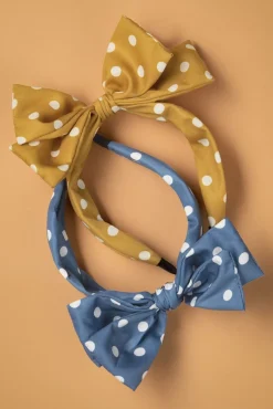 Magdalena Haarband In Blauw