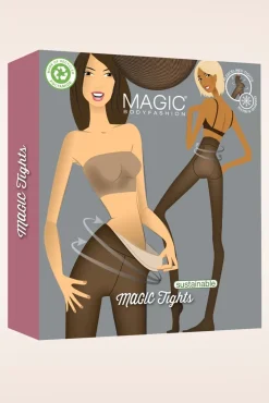 Magic Fleece Tights In Black