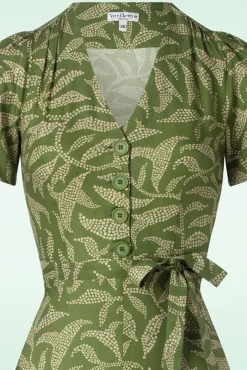 Magnolia Celebes Jurk In Groen