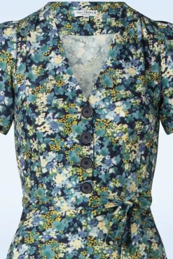 Magnolia My Fair Lady Jurk In Blauw