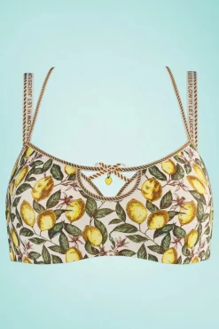 Mambo Amalfi Demi-Bh Met Citroenprint In Creme