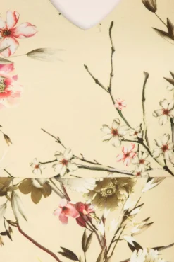 Maribelle Floral Jumpsuit In Zwart