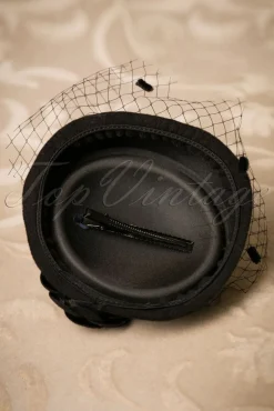 Marilyn Fascinator In Zwart