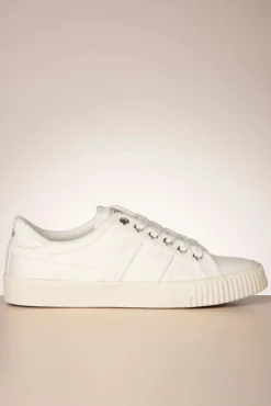 Mark Cox Tennis Sneakers In Gebroken Wit