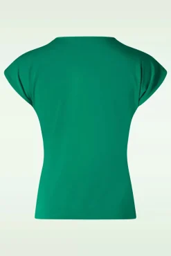 Marvelous Charming Top In Ultramarine Groen