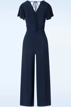 Matilda Jumpsuit In Marineblauw