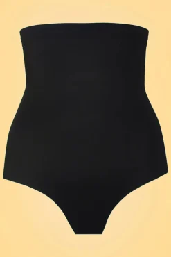 Maxi Sexy Hoge Slip In Zwart