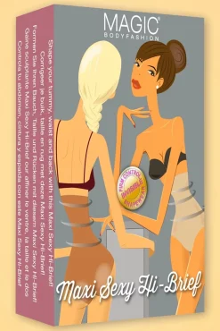 Maxi Sexy Hoge Slip In Zwart