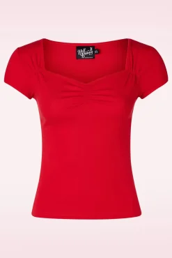 Mia Top In Rood