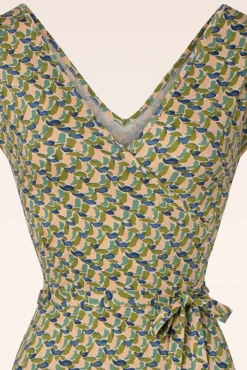 Mira Merlini Jurk In Woodbine Groen