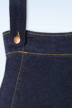 Mona Lee Pencil Rok In Classic Denim