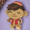 Monkey Pick Pocket Broche